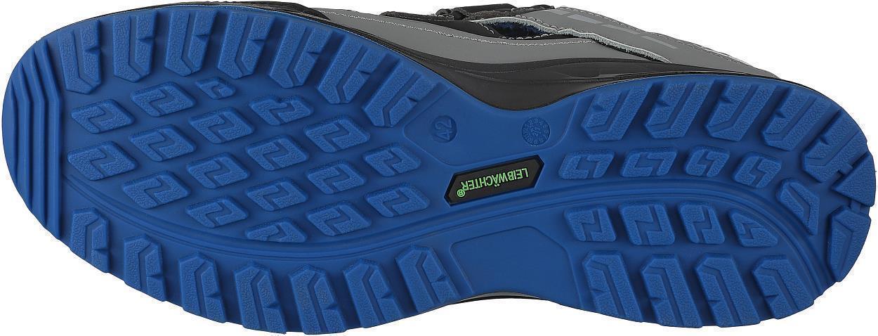 Sandale L7211 Athen in Schwarz/Grau, Gr. 47 von Leibwächter