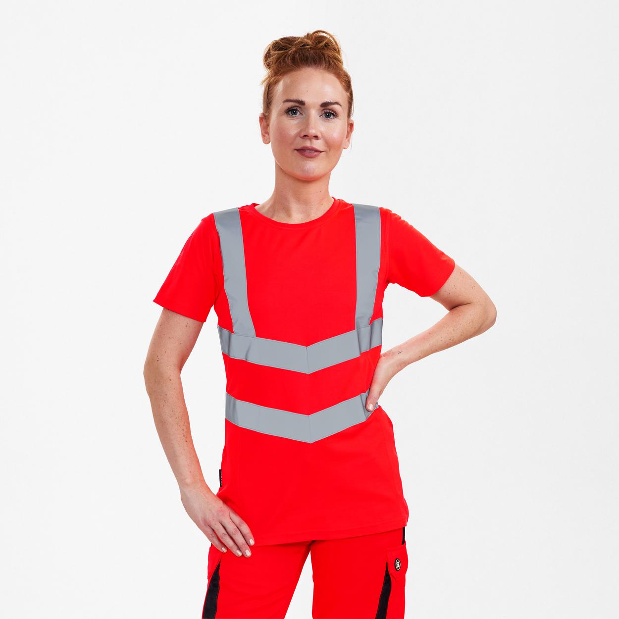 ENGEL Safety Damen T-Shirt in Rot, Größe XS
