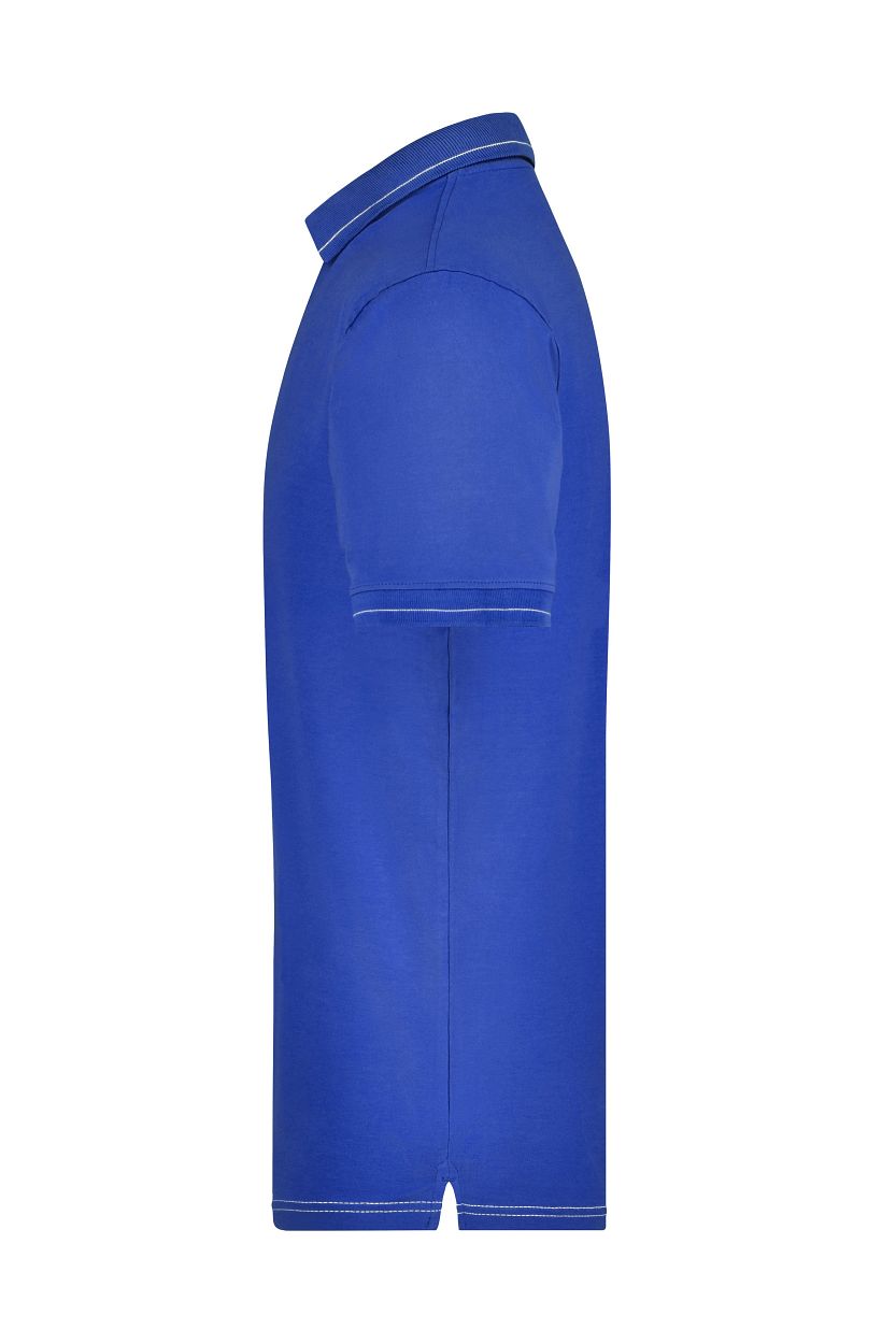 Men's Elastic Polo "JN569" in Royal/White, Größe 3XL - Daiber