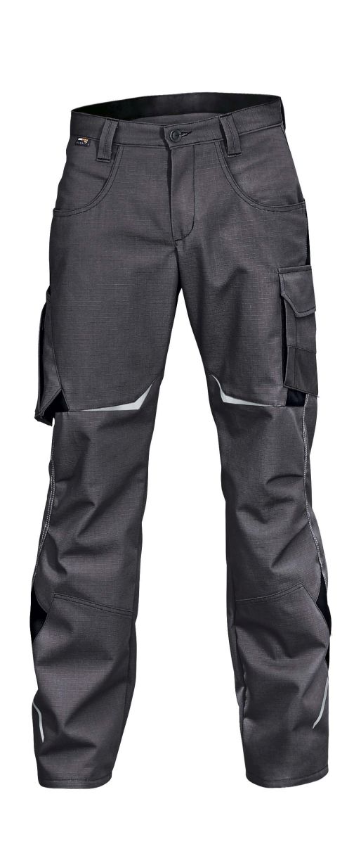 KÜBLER PULSSCHLAG Hose in Anthrazit / Schwarz, Größe 31