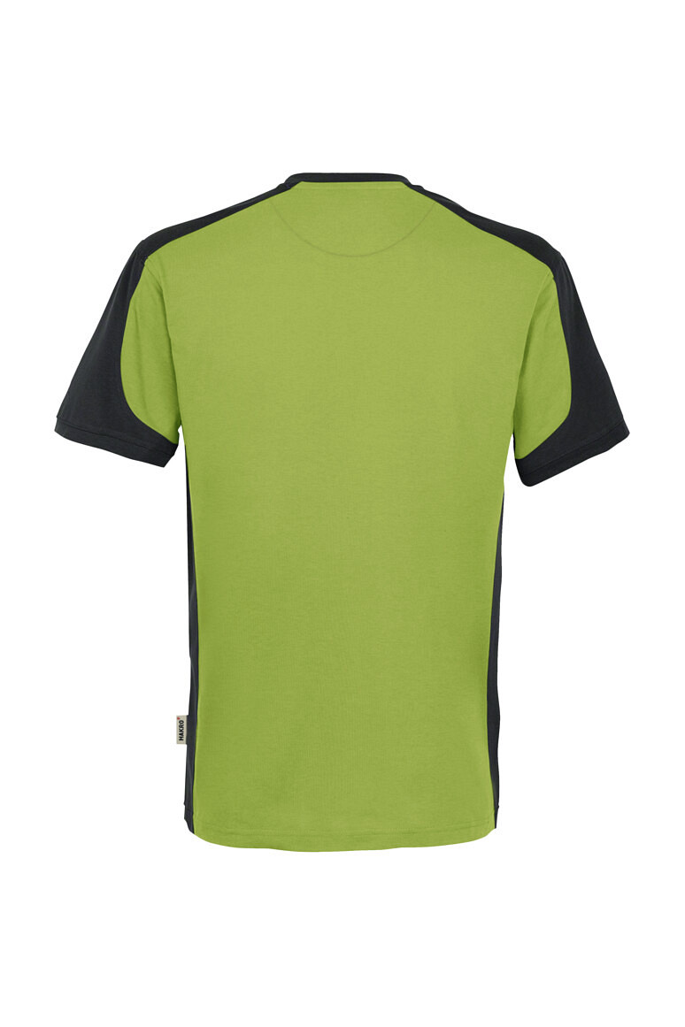 HAKRO 290 T Shirt Contrast MIKRALINAR® in kiwi/anthrazit, Größe 2XS