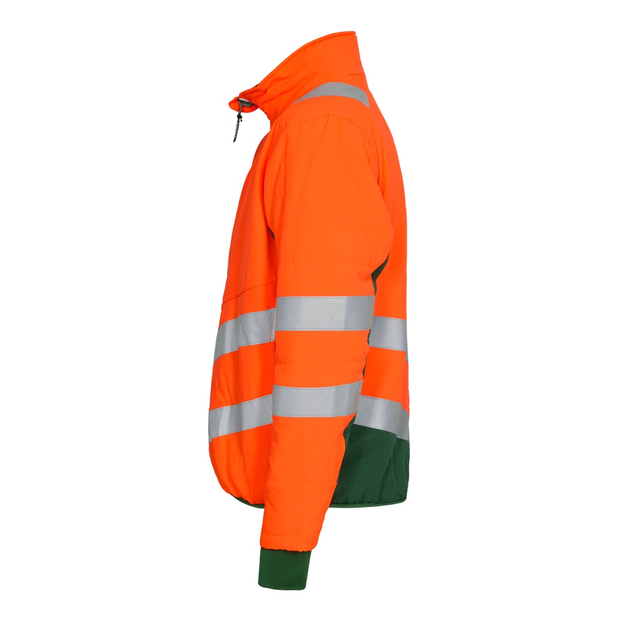 ENGEL Safety Stepp-Jacke in Orange/Grün, Größe XS