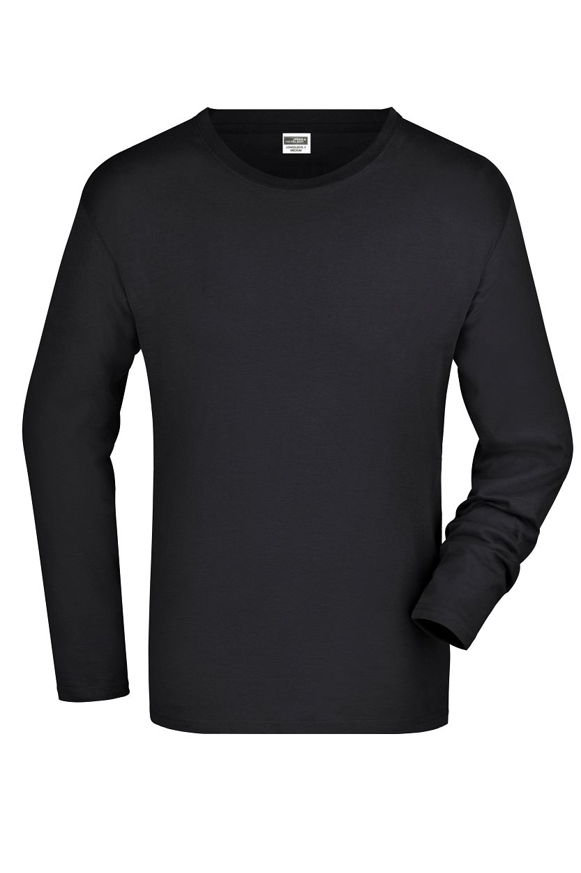 Men's Long-Sleeved Medium "JN913" in Black, Größe 3XL - Daiber