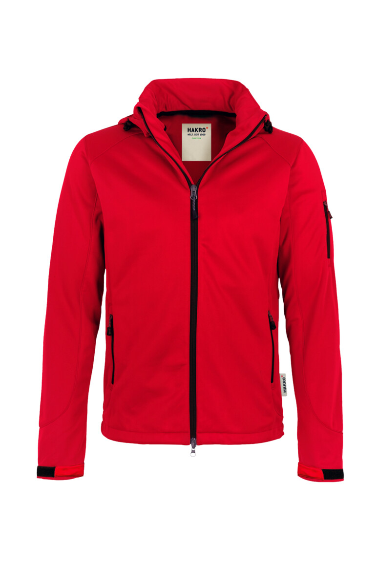 HAKRO 848 Softshelljacke Ontario in Rot, Größe 6XL