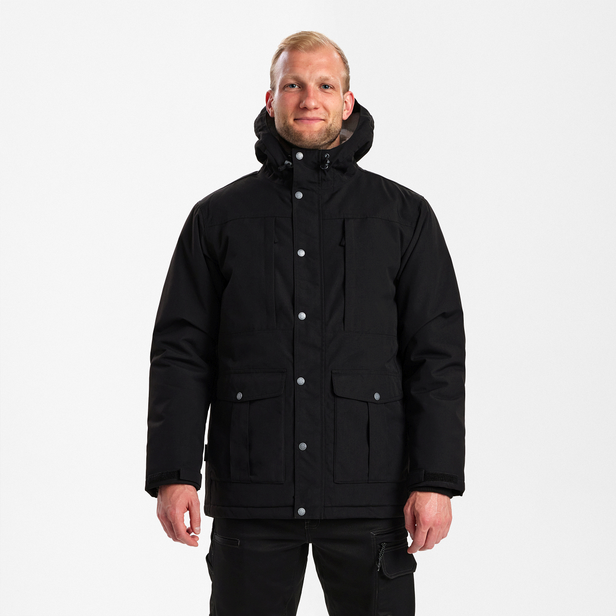 Extend Winterjacke in Schwarz, Größe XS
