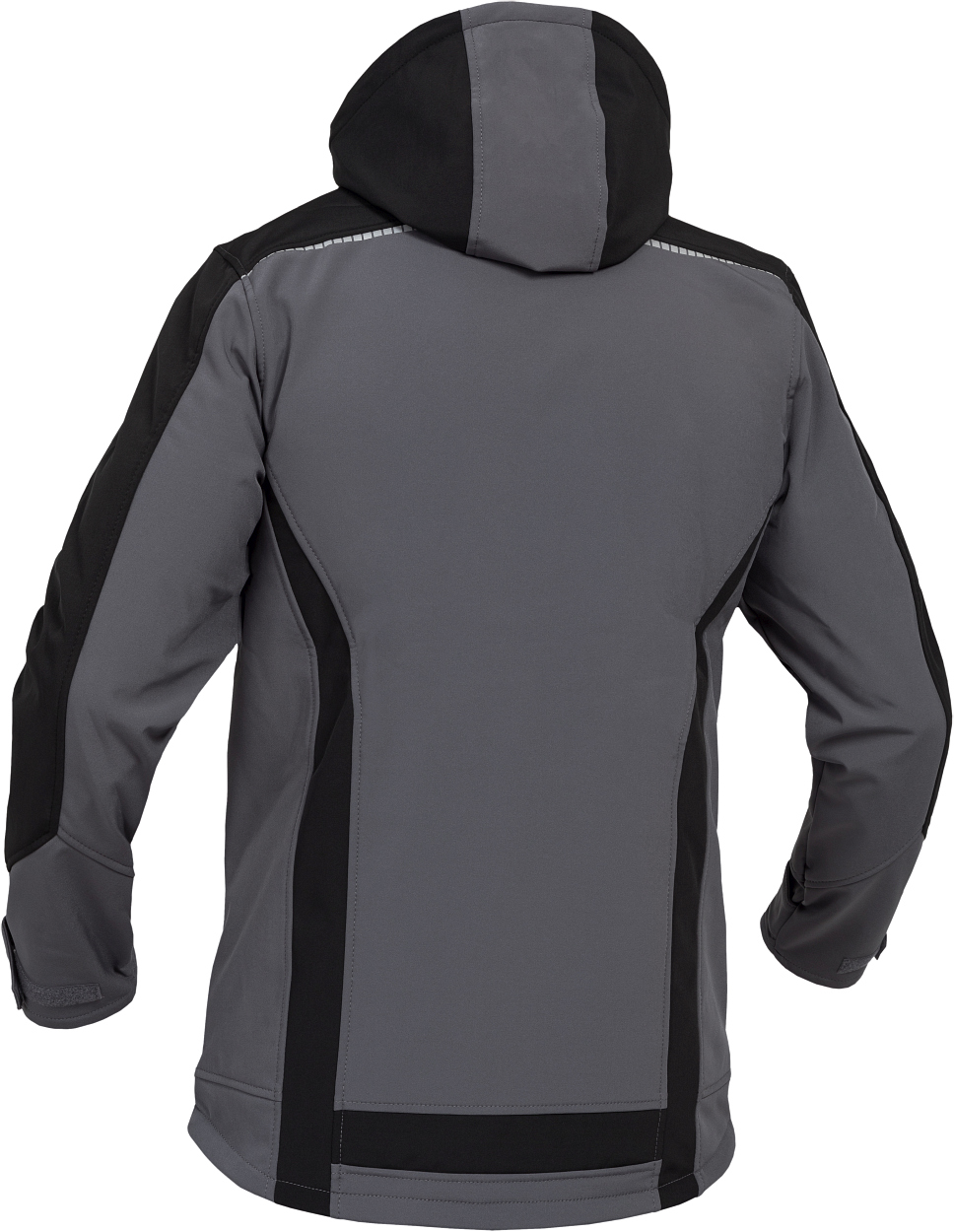 Softshelljacke Flex Line Grau/Schwarz FLEXS, Gr. 2XL von Leibwächter