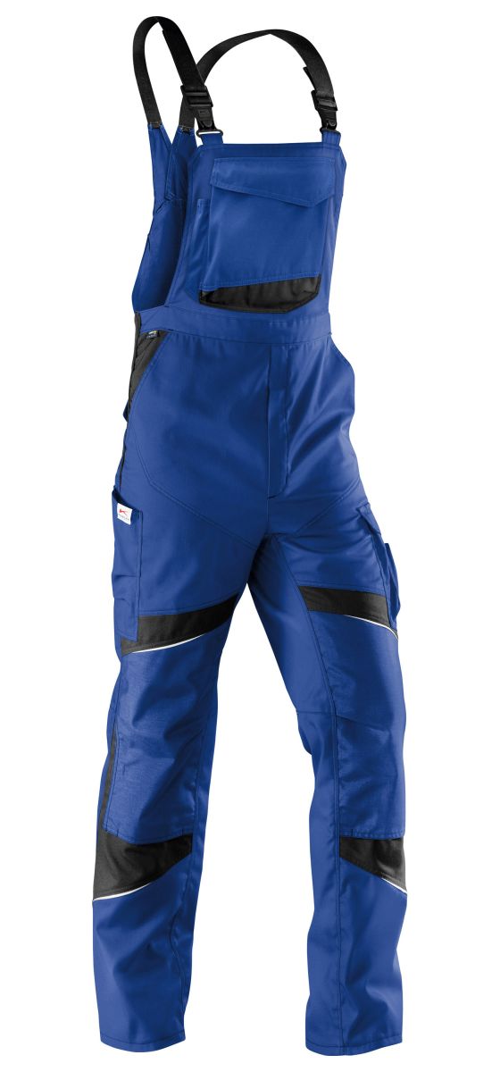 KÜBLER ACTIVIQ Latzhose in kbl. Blau / Schwarz, Größe 31