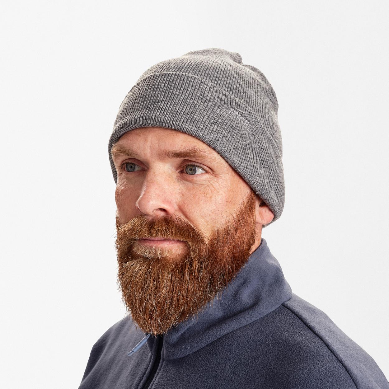 ENGEL Strickmütze in Graumeliert, Größe One size