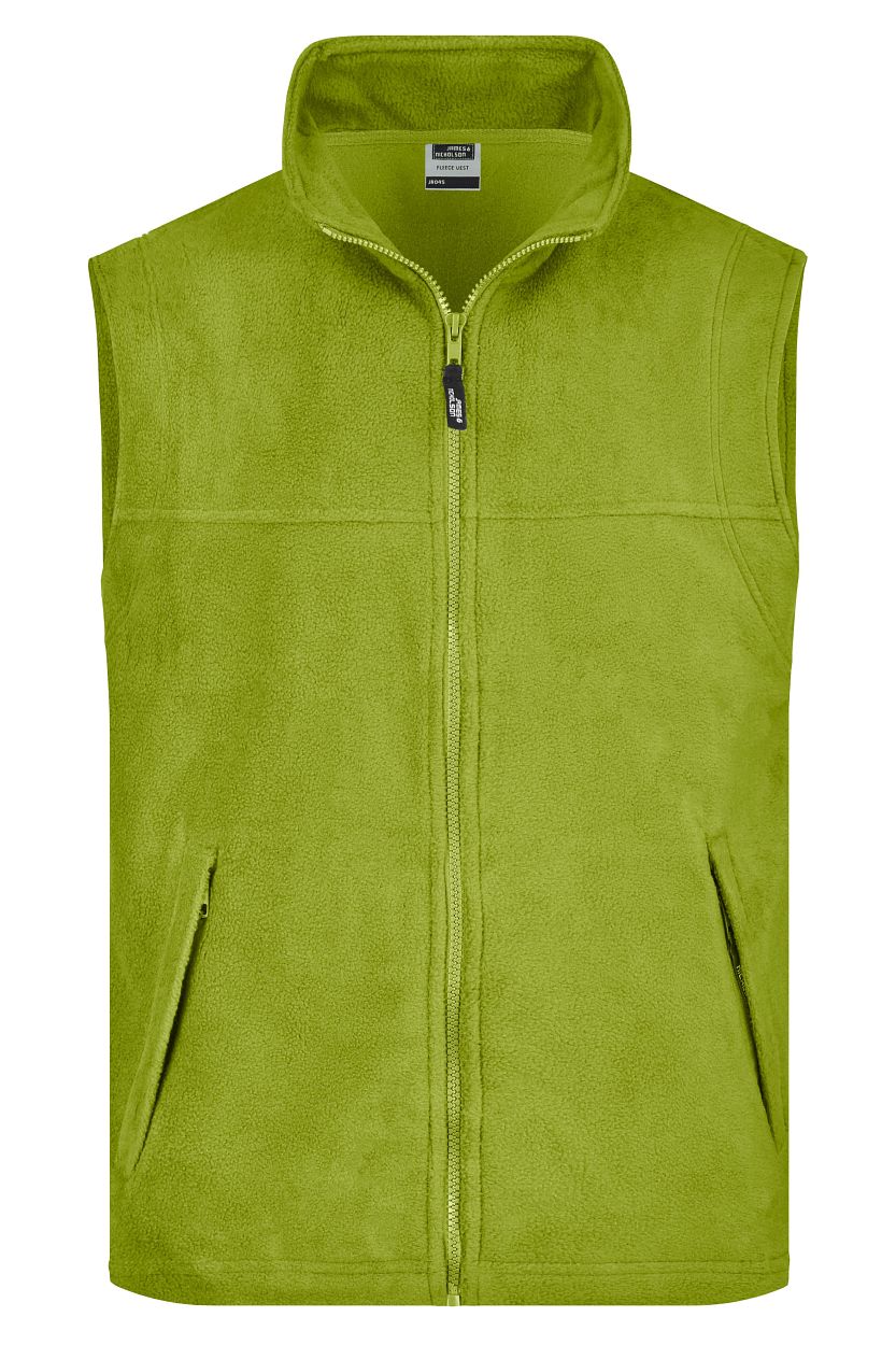 Fleece Vest "JN045" in Lime-Green, Größe 4XL - Daiber