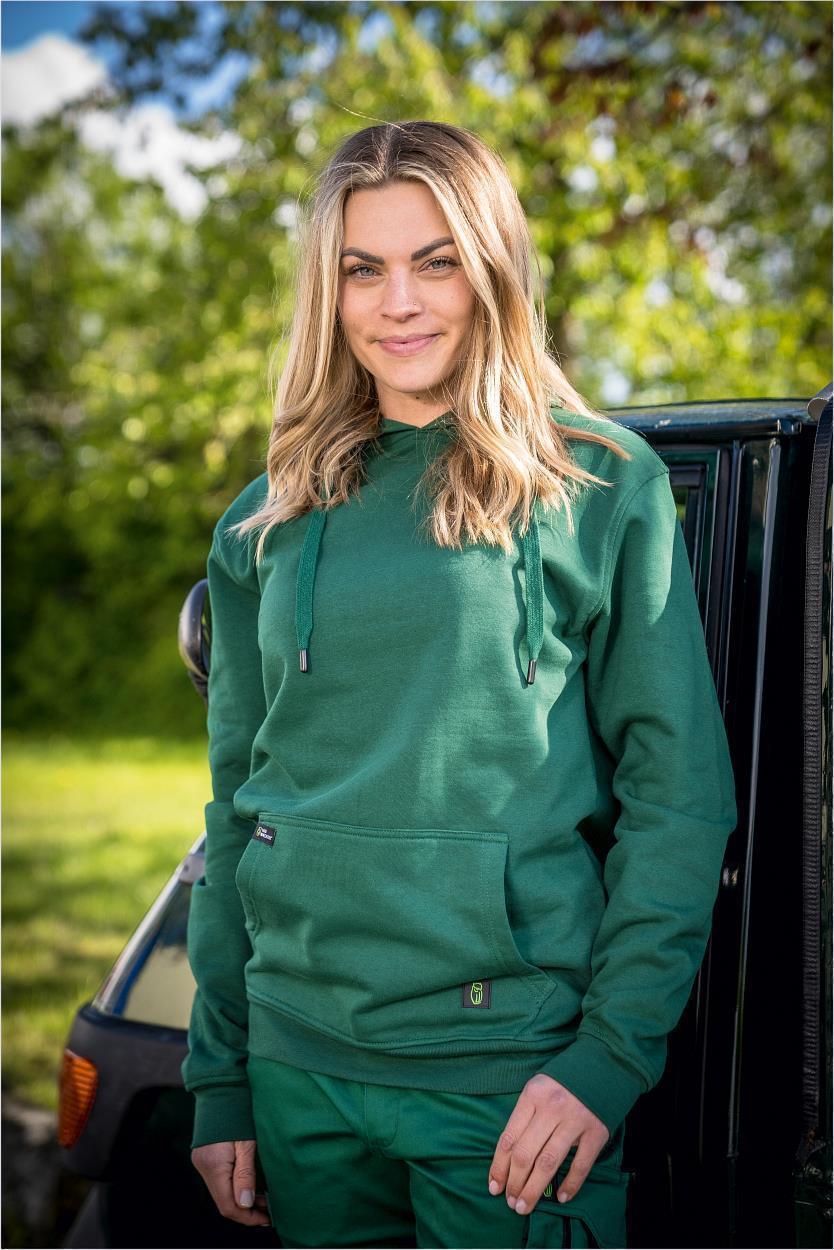 Hoodie "Toni" Flex Line Grün FLEXQ, Gr. 2XL von Leibwächter