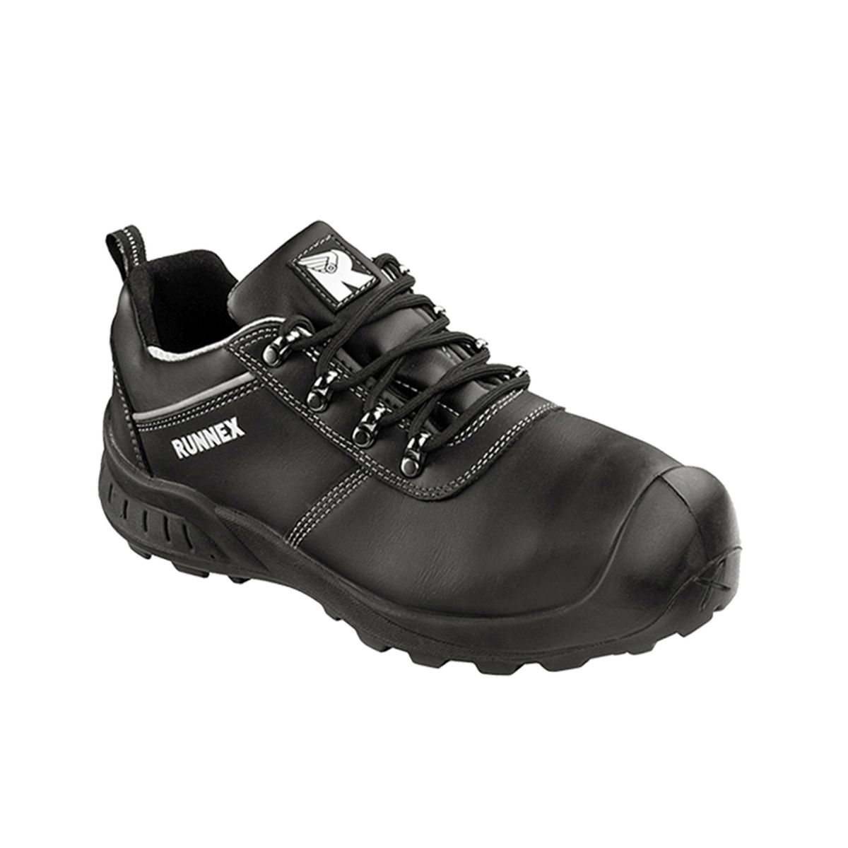 RUNNEX® S3-Sicherheitshalbschuhe TeamStar in Schwarz / Grau, Gr. 42