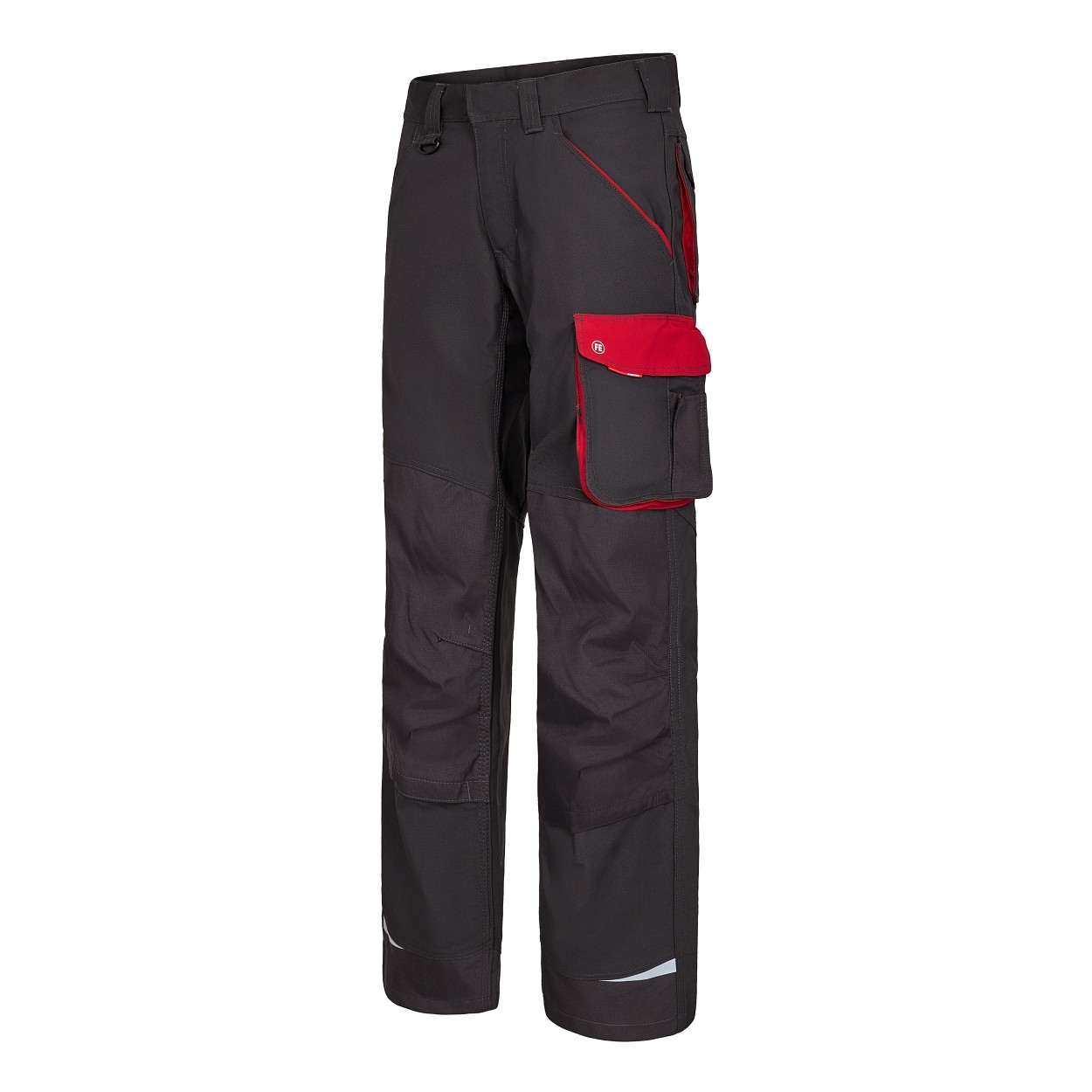 ENGEL Galaxy Arbeitshose in Anthrazit Grau/Tomato Red, Größe 106