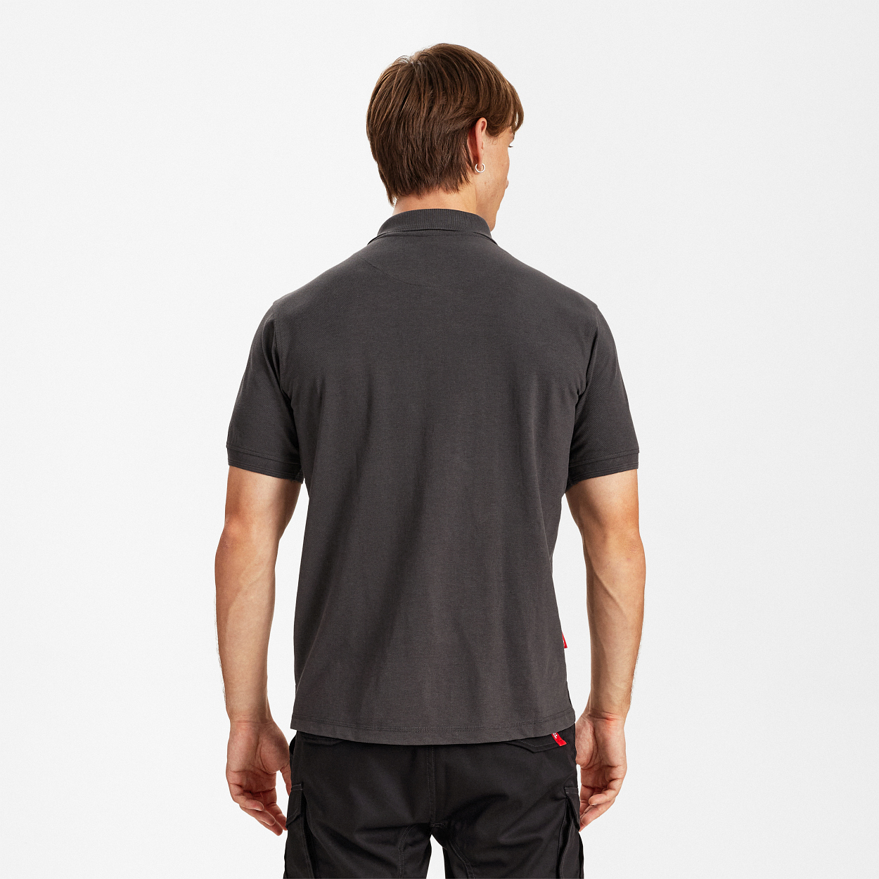 ENGEL Extend Poloshirt in Anthrazit Grau, Größe XS