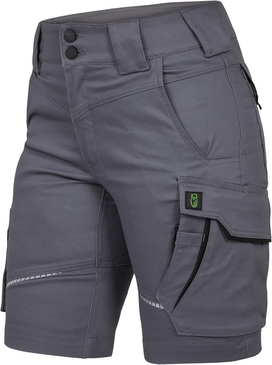 Damen Shorts Flex Line Grau/Schwarz FLXDK, Gr. 52 von Leibwächter