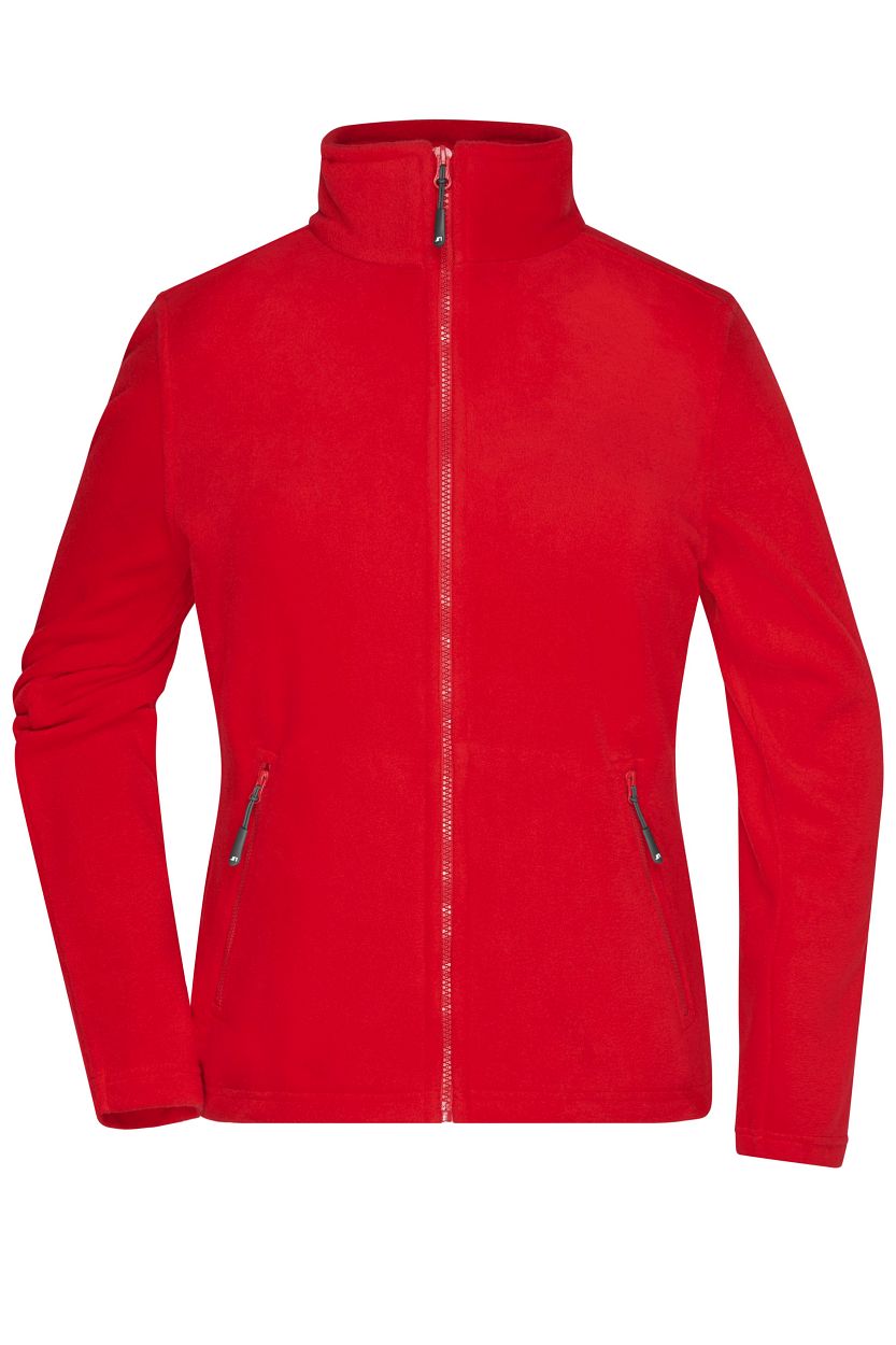 Ladies' Fleece Jacket "JN781" in Red, Größe 3XL - Daiber