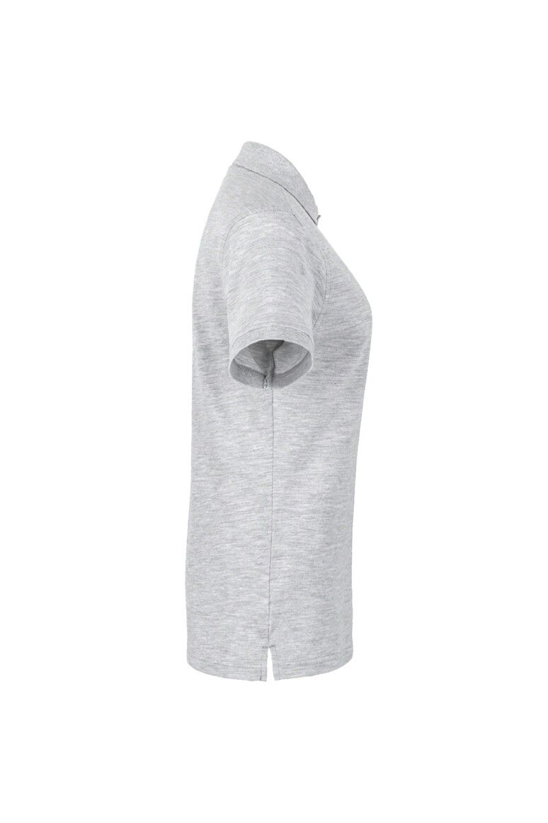 HAKRO 110 Damen Poloshirt Classic in Ash meliert, Größe 3XL