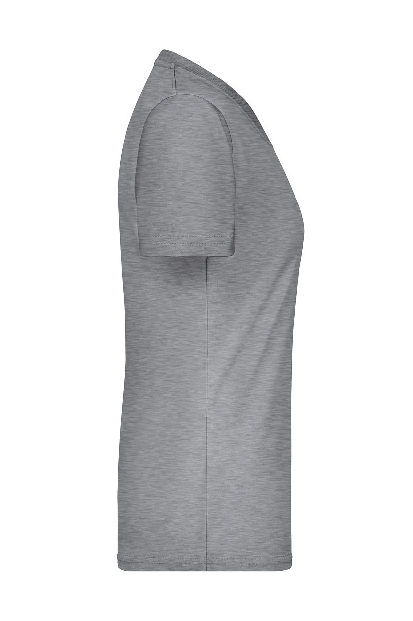 Ladies' Active-V "JN735" in Light-Melange, Größe 3XL - Daiber