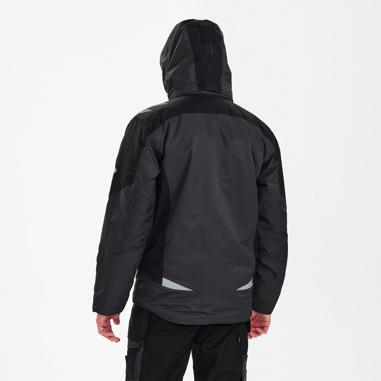 ENGEL Galaxy Winterjacke in Anthrazitgrau/Schwarz, Größe XS