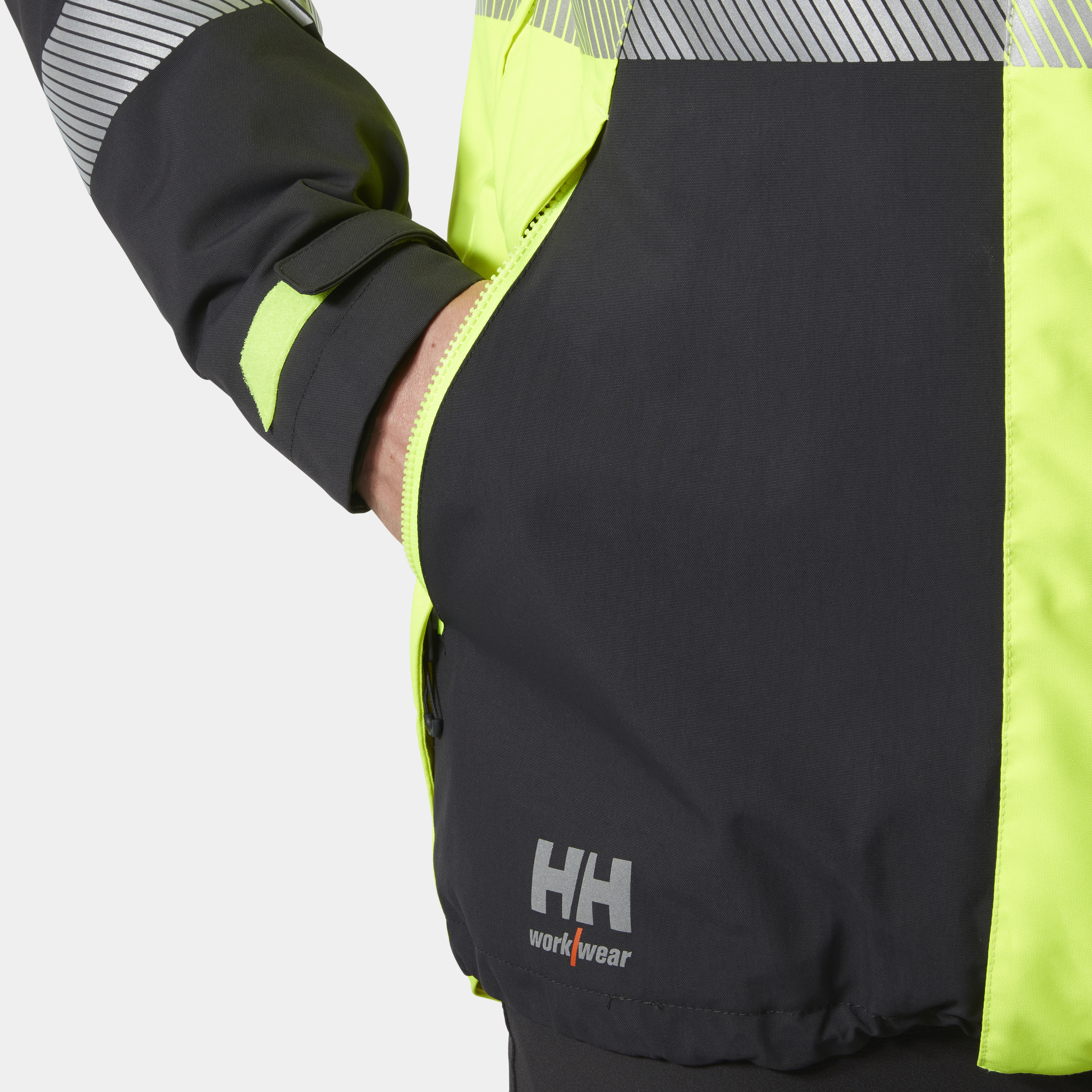 "ICU" Winterjacke in Yellow, Größe 4XL von Helly Hansen Workwear