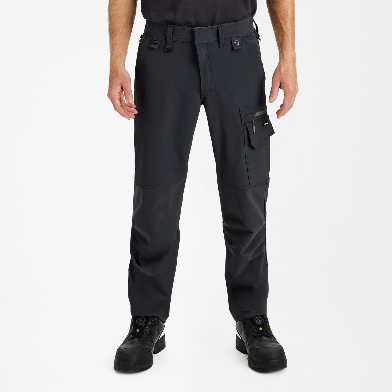 ENGEL Entire Servicehose mit 4-Wege Stretch in Anthrazitgrau/Schwarz, Größe 26