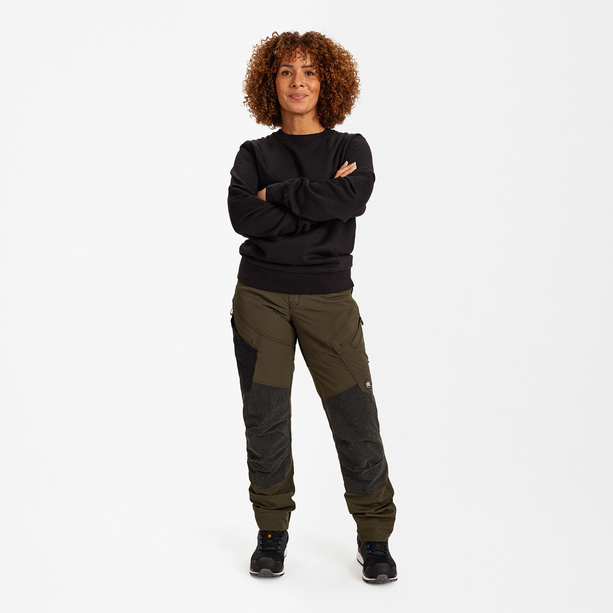 ENGEL X-treme Damen Hose mit 4-Wege Stretch in Forest Green, Größe 48