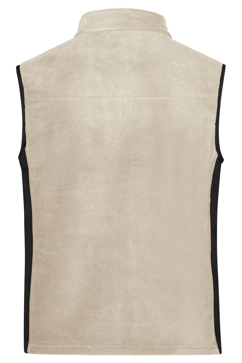 Workwear Fleece Vest - STRONG - "JN856" in Stone/Black, Größe 6XL - Daiber