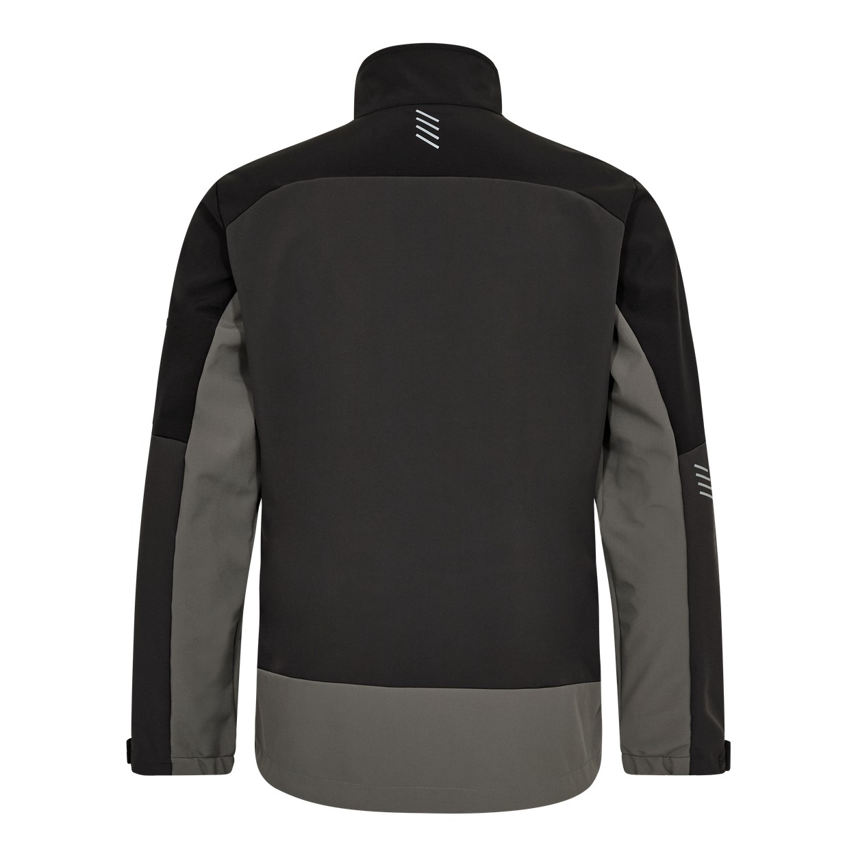 ENGEL Entire Softshelljacke in Anthrazitgrau/Schwarz, Größe XS