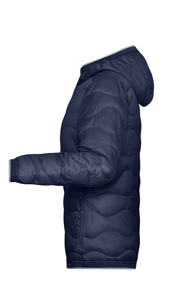 Ladies' Padded Jacket "JN1155" in Navy/Silver, Größe 2XL - Daiber