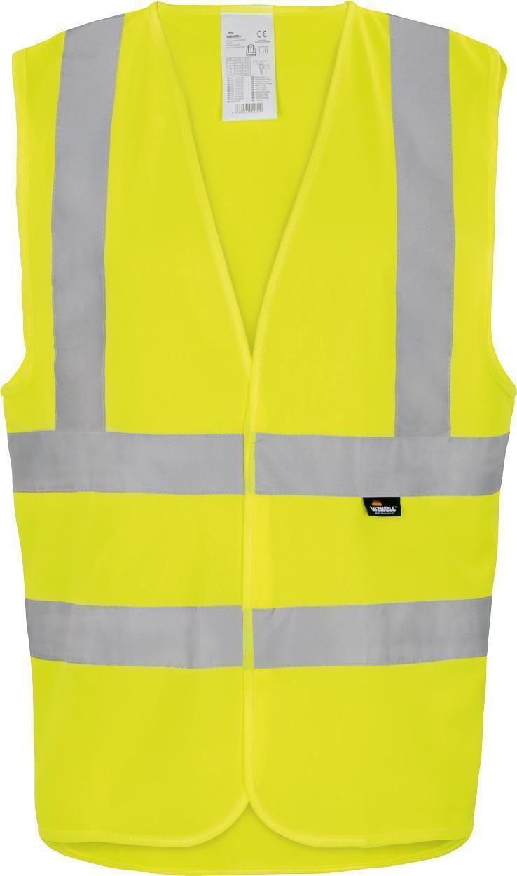 Warnschutzweste leuchtgelb in Gr. XXL von Vizwell