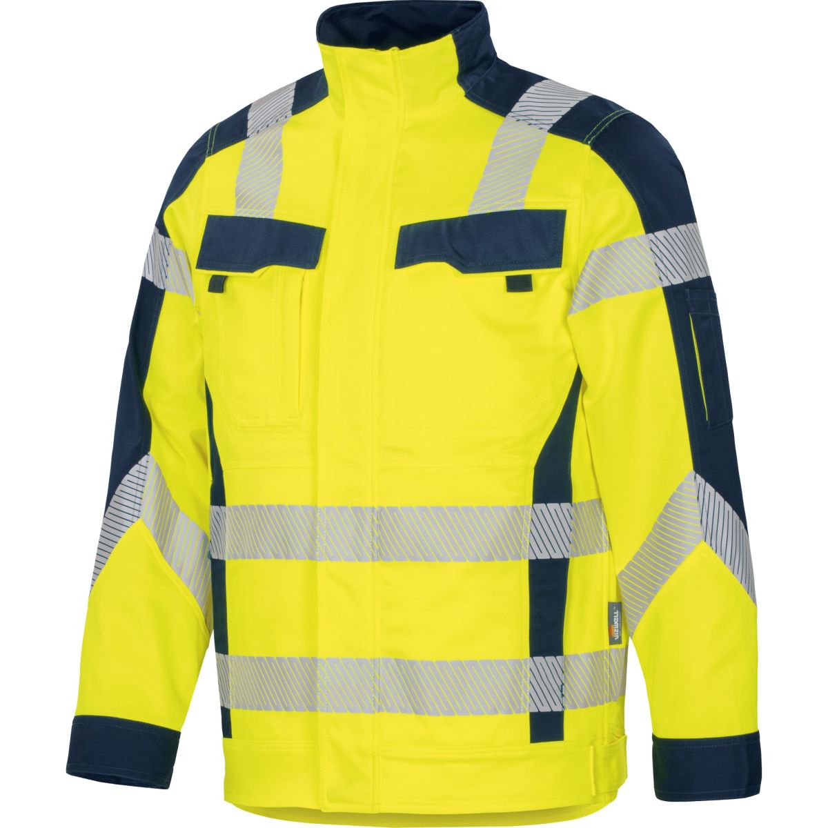 Jacke Flex-HiVis leuchtgelb-marine von Vizwell