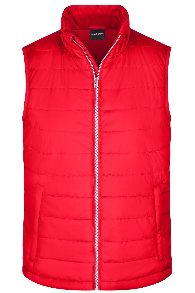 Men's Padded Vest "JN1136" in Red, Größe 3XL - Daiber