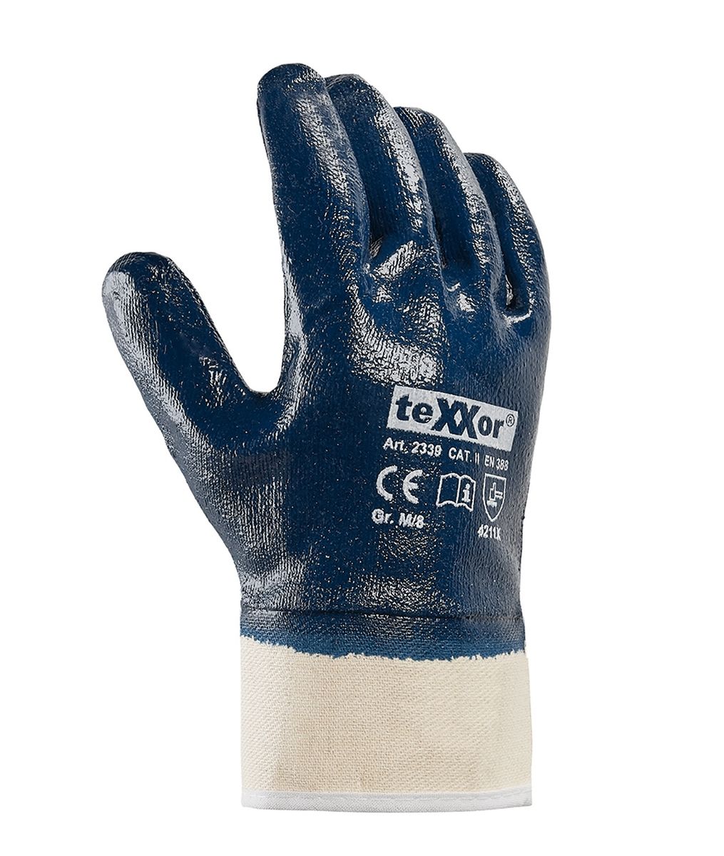 teXXor® Nitril-Handschuhe STULPE
