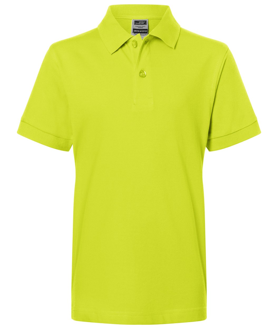 Classic Polo Junior "JN070K" in Acid-Yellow, Größe 2XL - Daiber