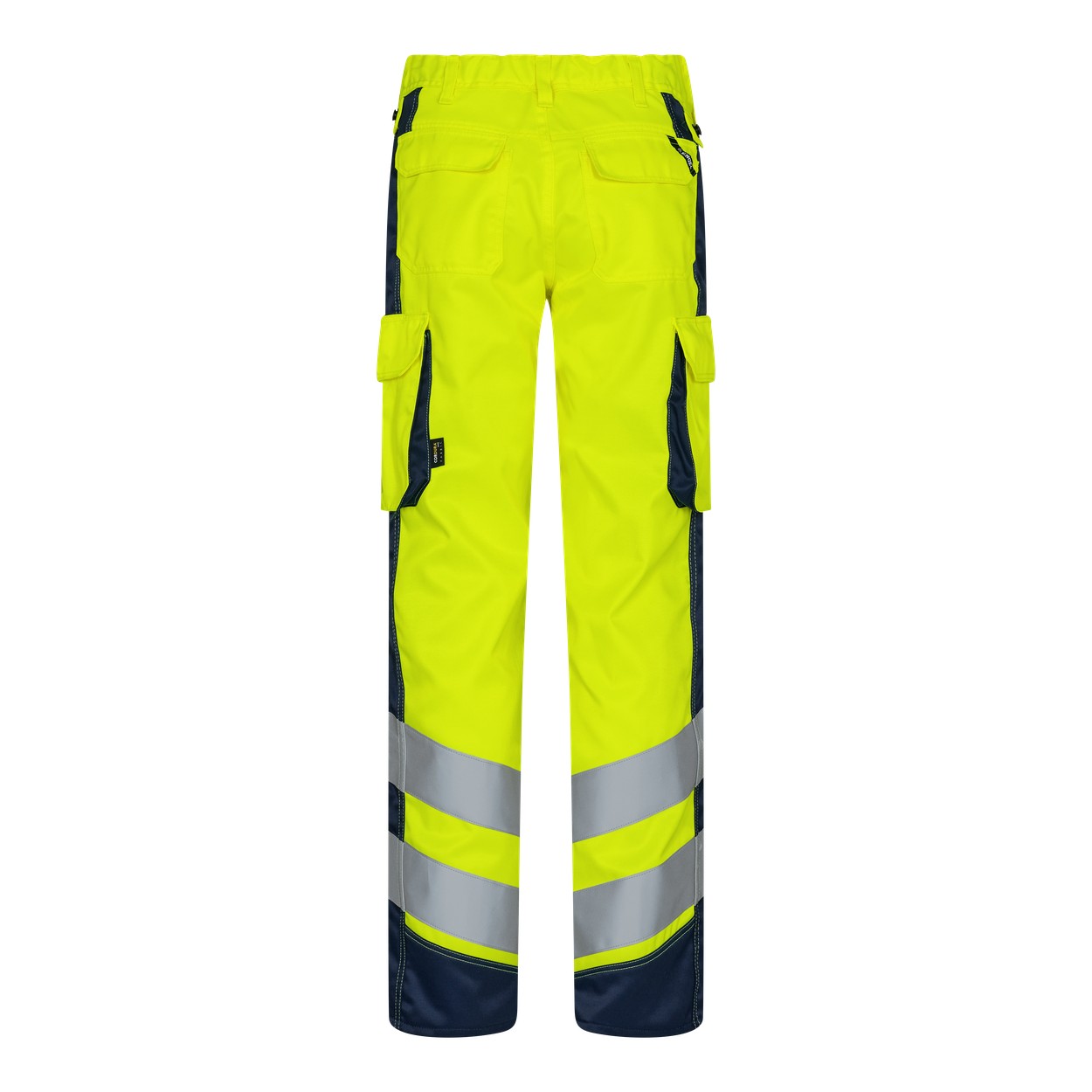 ENGEL Safety Light Damen Arbeitshose in Gelb/Blue Ink, Größe 48