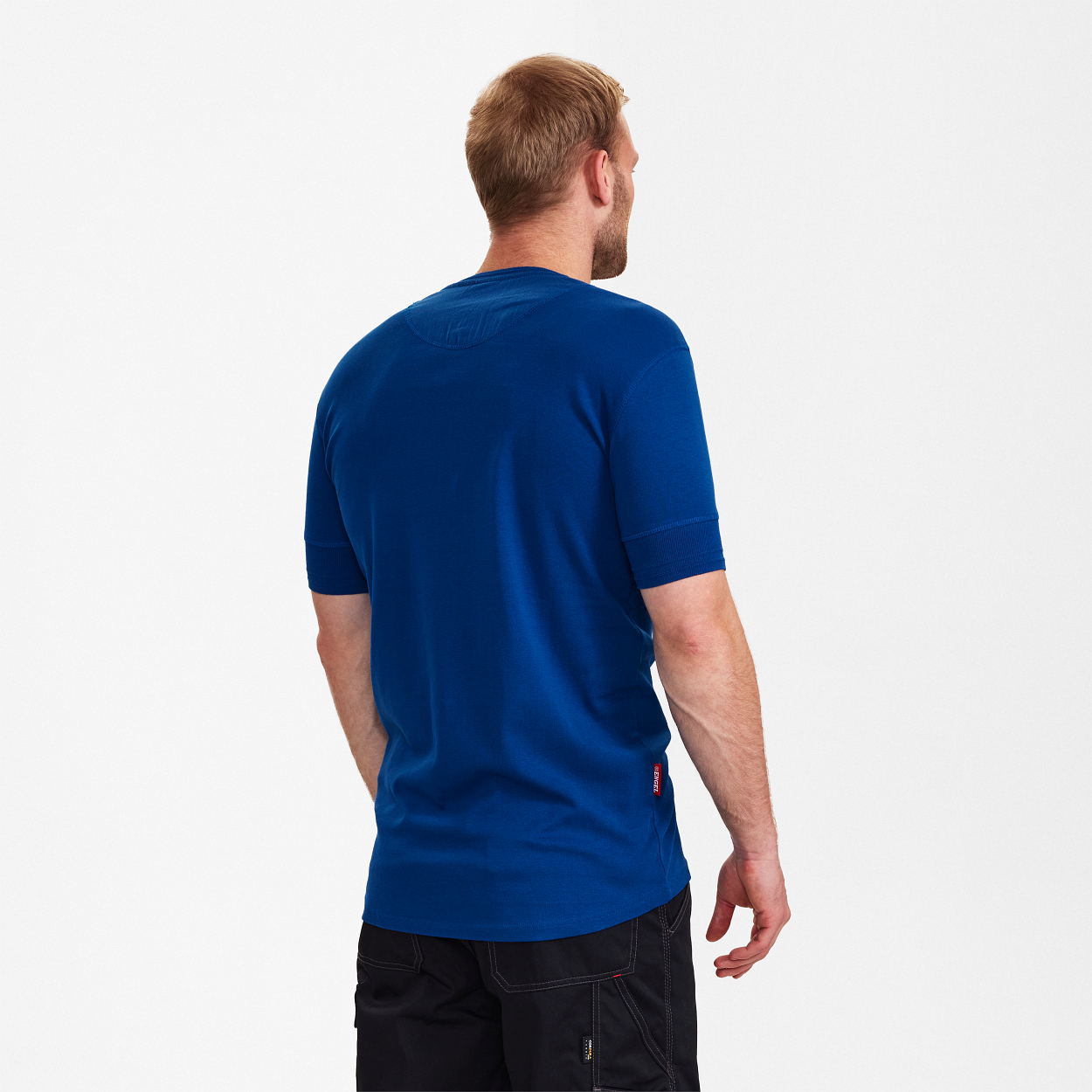 ENGEL Extend Grandad T-Shirt in Surfer Blue, Größe 2XL