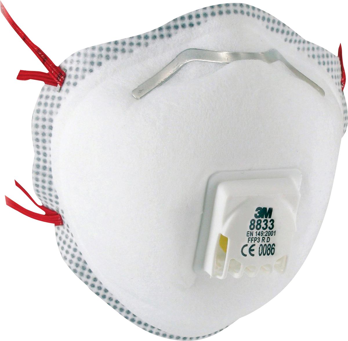 3M FFP3 Komfort-Feinstaubmaske im Beutel, mit Ventil - 3M