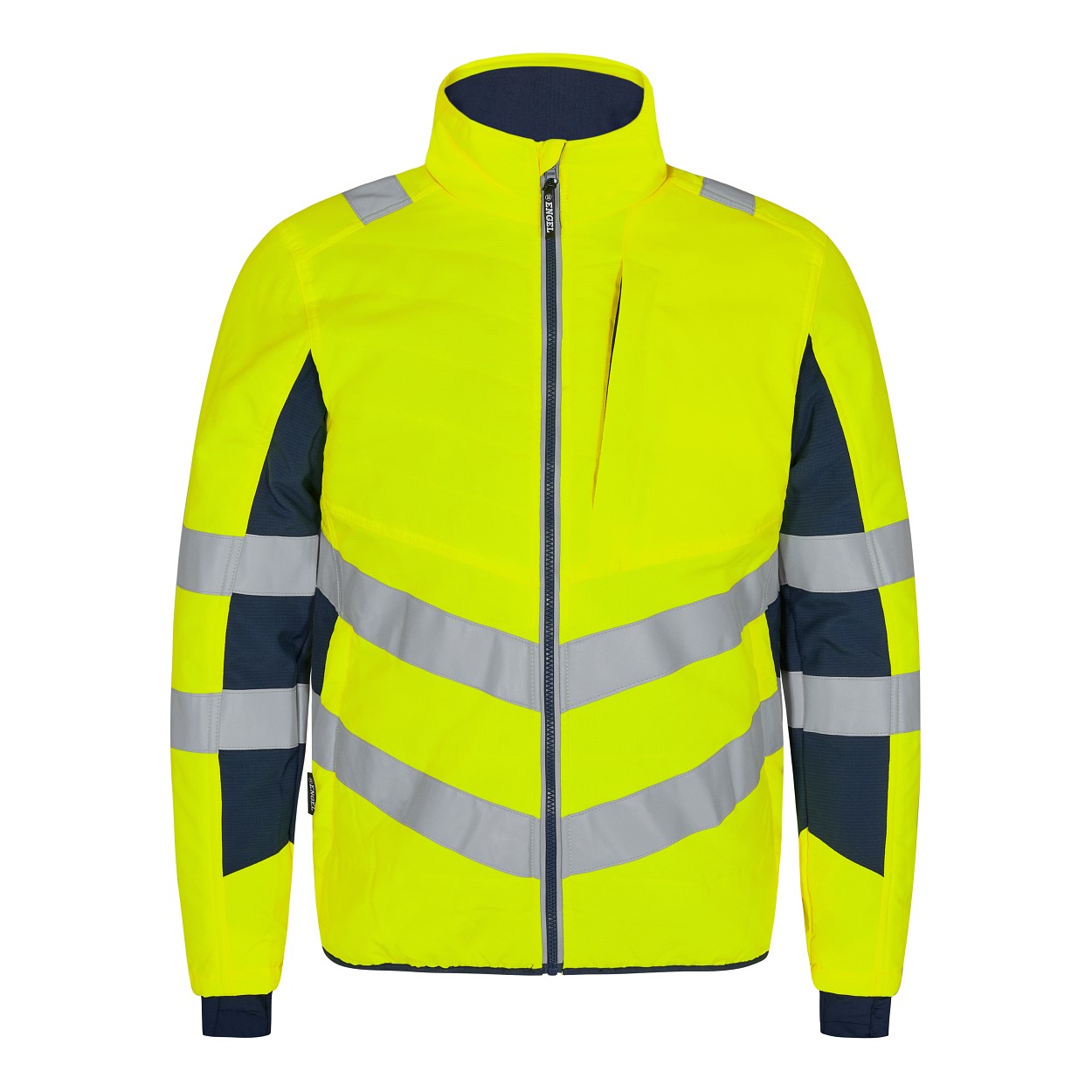 ENGEL Safety Stepp-Jacke in Gelb/Blue Ink, Größe XS
