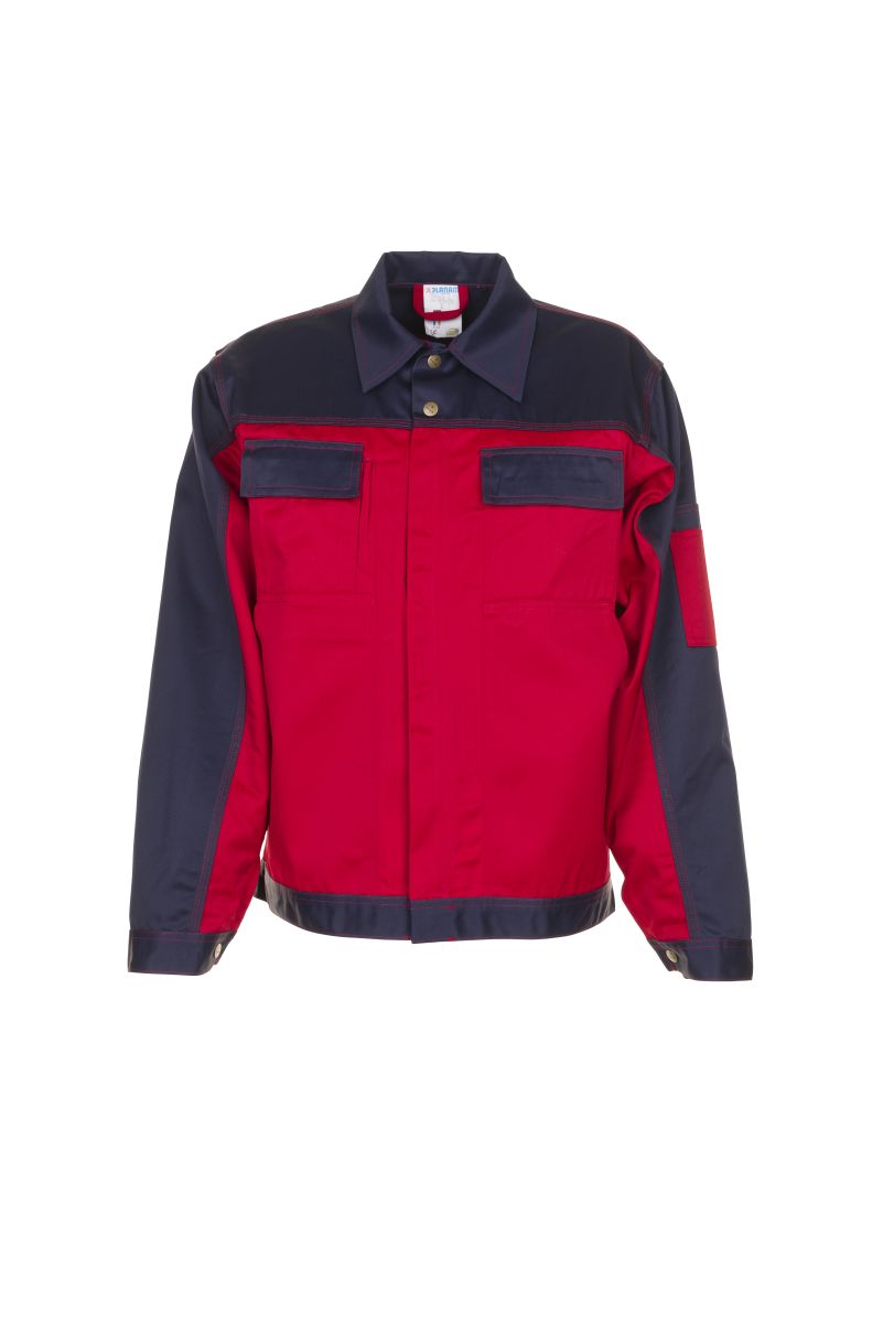 Bundjacke Tristep in Rot / Marine, Gr. 48 von PLANAM