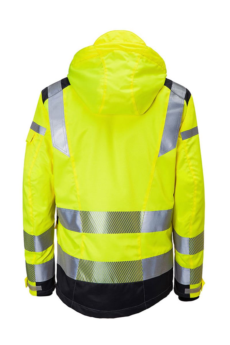 KÜBLER REFLECTIQ Wetterjacke SYMPATEX® PSA 2 KÜBLER REFLECTIQ Wetterjacke SYMPATEX® PSA 2 in Warnrot / Schwarz, Größe 4XL