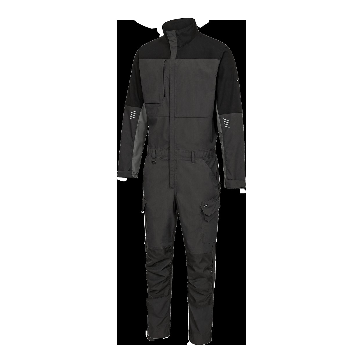 ENGEL Entire Overall mit 2-Wege-Stretch in Anthrazitgrau/Schwarz, Größe XS