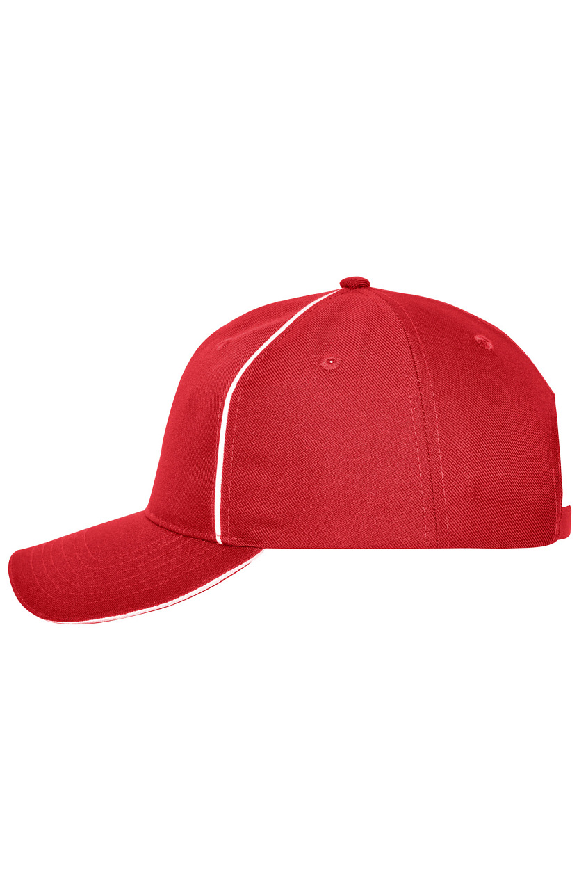 6 Panel Workwear Cap - SOLID "MB6234" in Red, Größe One Size - Daiber