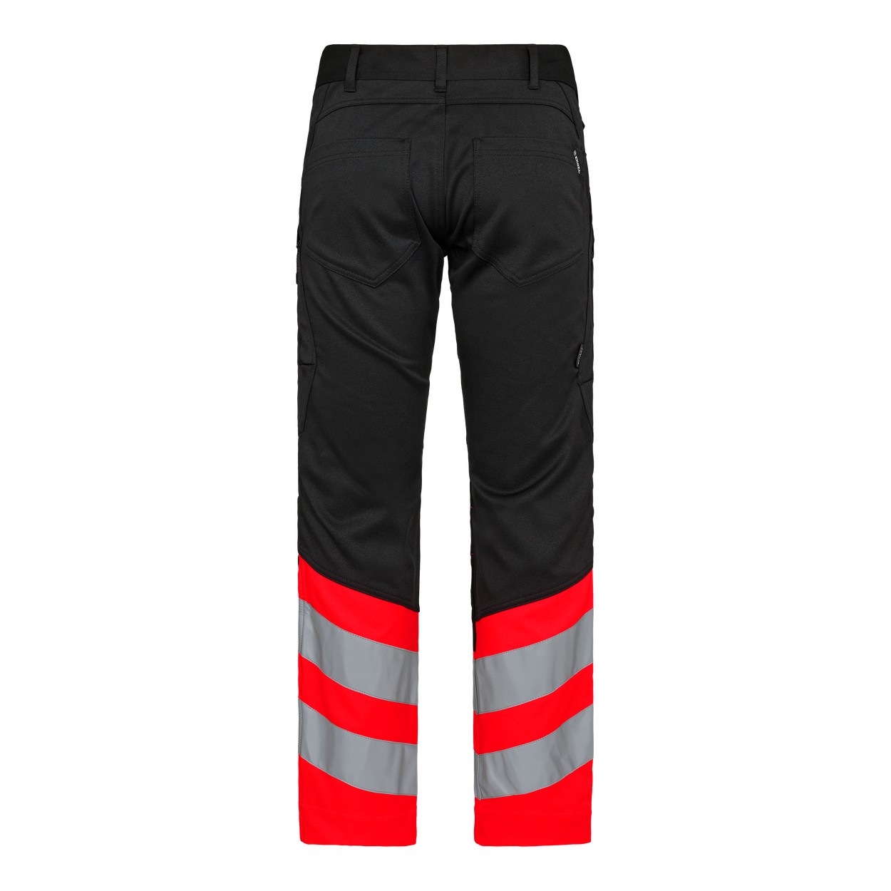ENGEL Safety Arbeitshose mit 2-Wege-Stretch in Schwarz/Rot, Größe 26