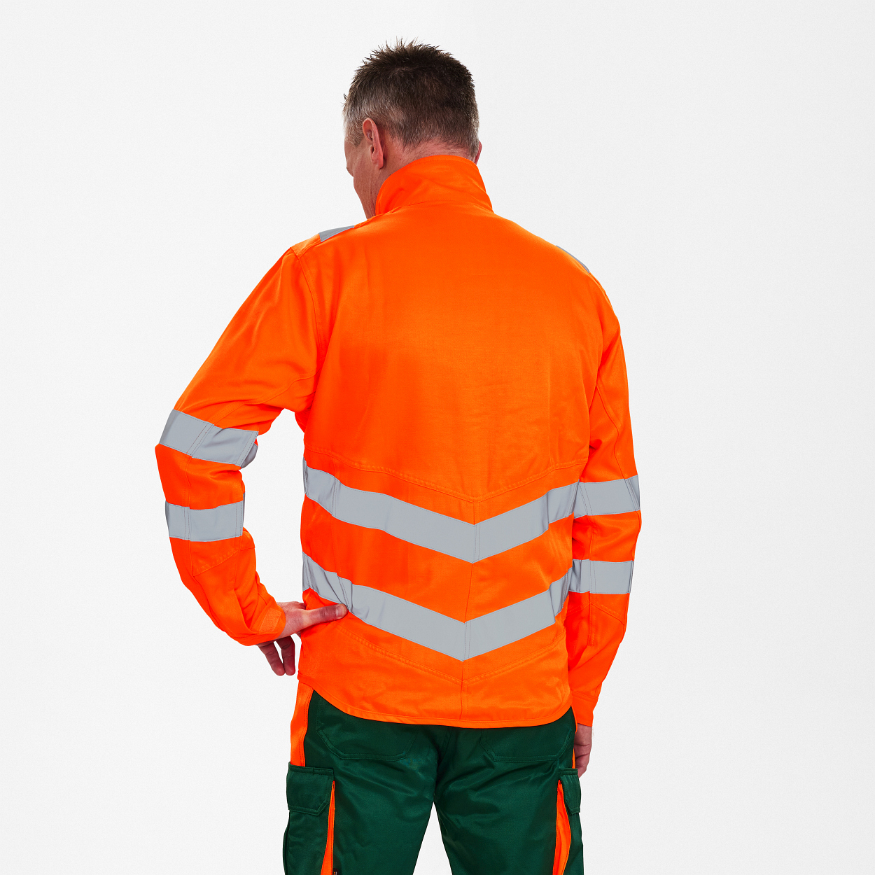 Safety Light Arbeitsjacke in Hi-vis Orange, Größe XS