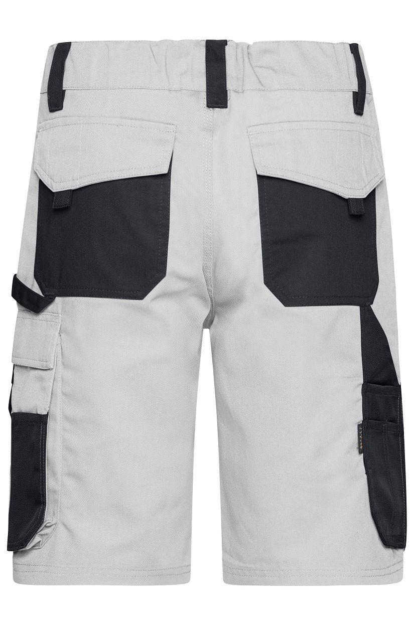 Workwear Bermudas - STRONG - "JN835" in White/Carbon, Größe 62 - Daiber
