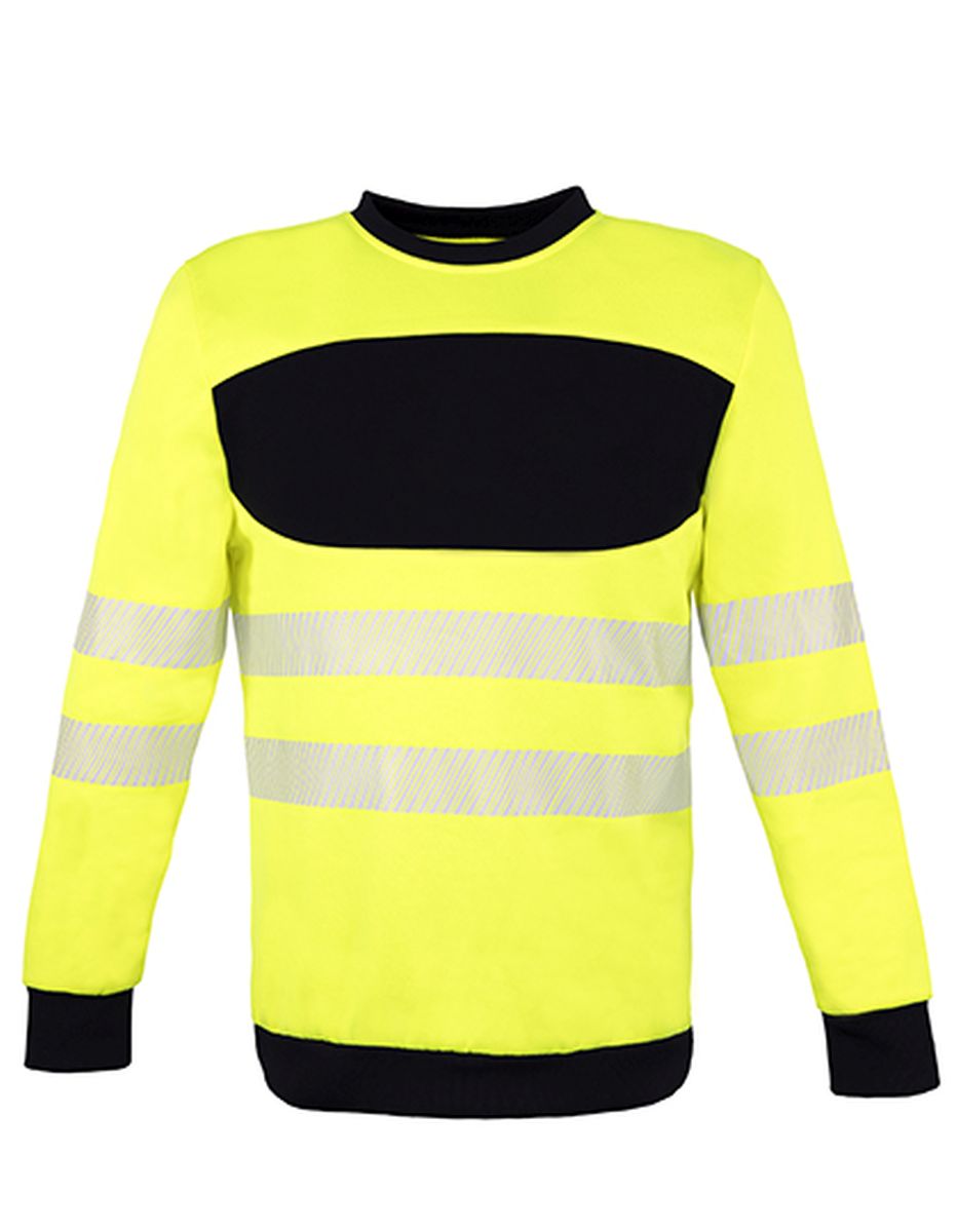 Korntex® EOS - Hi-Vis Sweatshirt "Corporate Identity Line" in Signal Yellow, Größe M