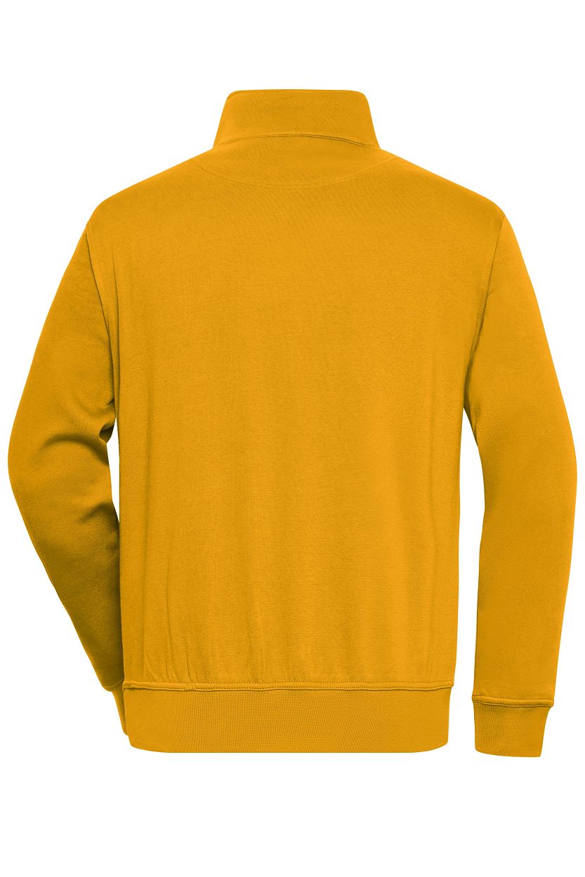 Workwear Half-Zip Sweat "JN831" in Gold-Yellow, Größe 6XL - Daiber