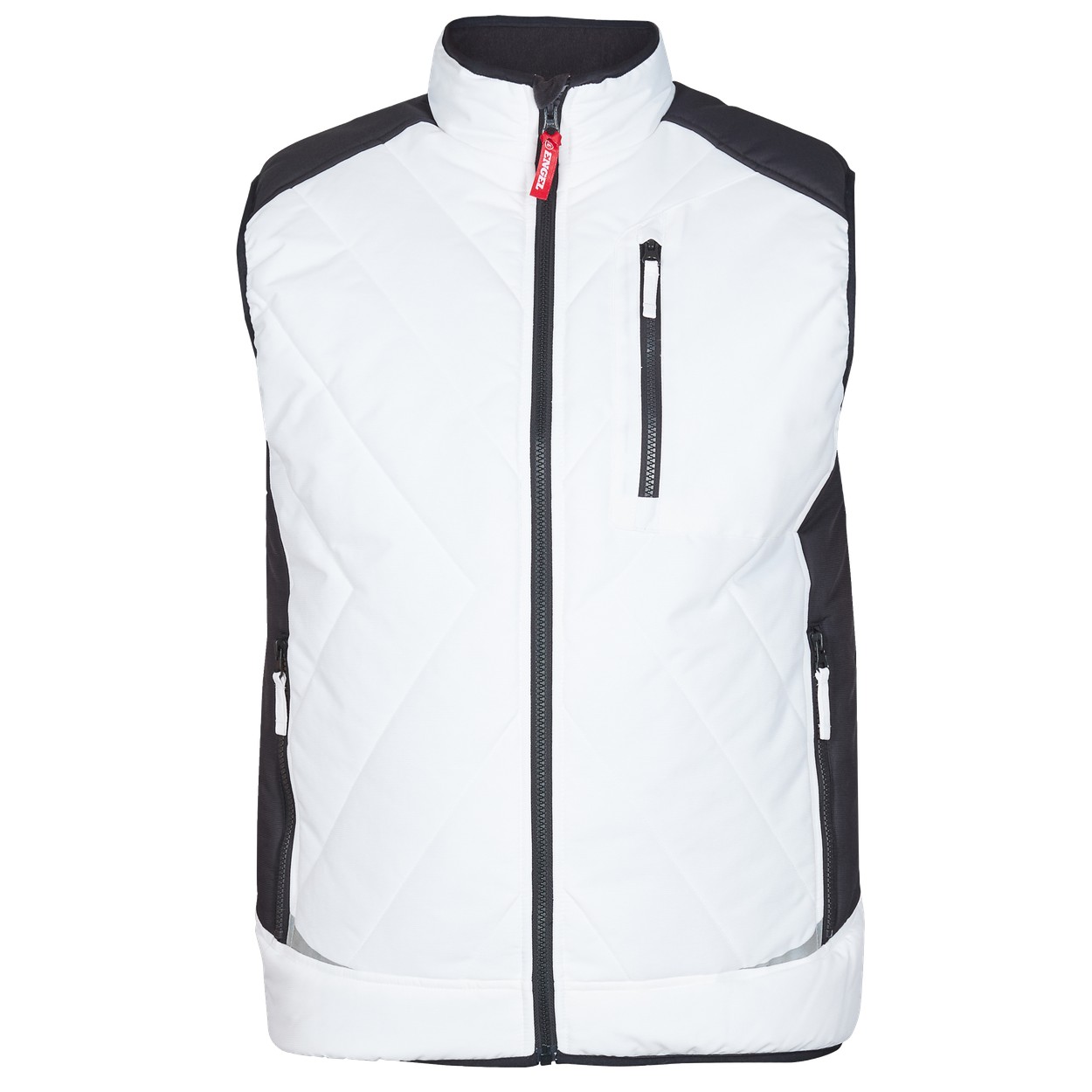 ENGEL Galaxy Stepp-Winterweste in Weiss/Anthrazit Grau, Größe XS