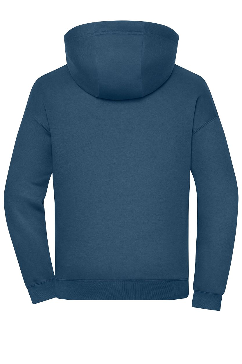 Oversized Sweat Hoody UNISEX OCS Blended & RCS "8052" in Dusty-Blue, Größe 3XL - Daiber