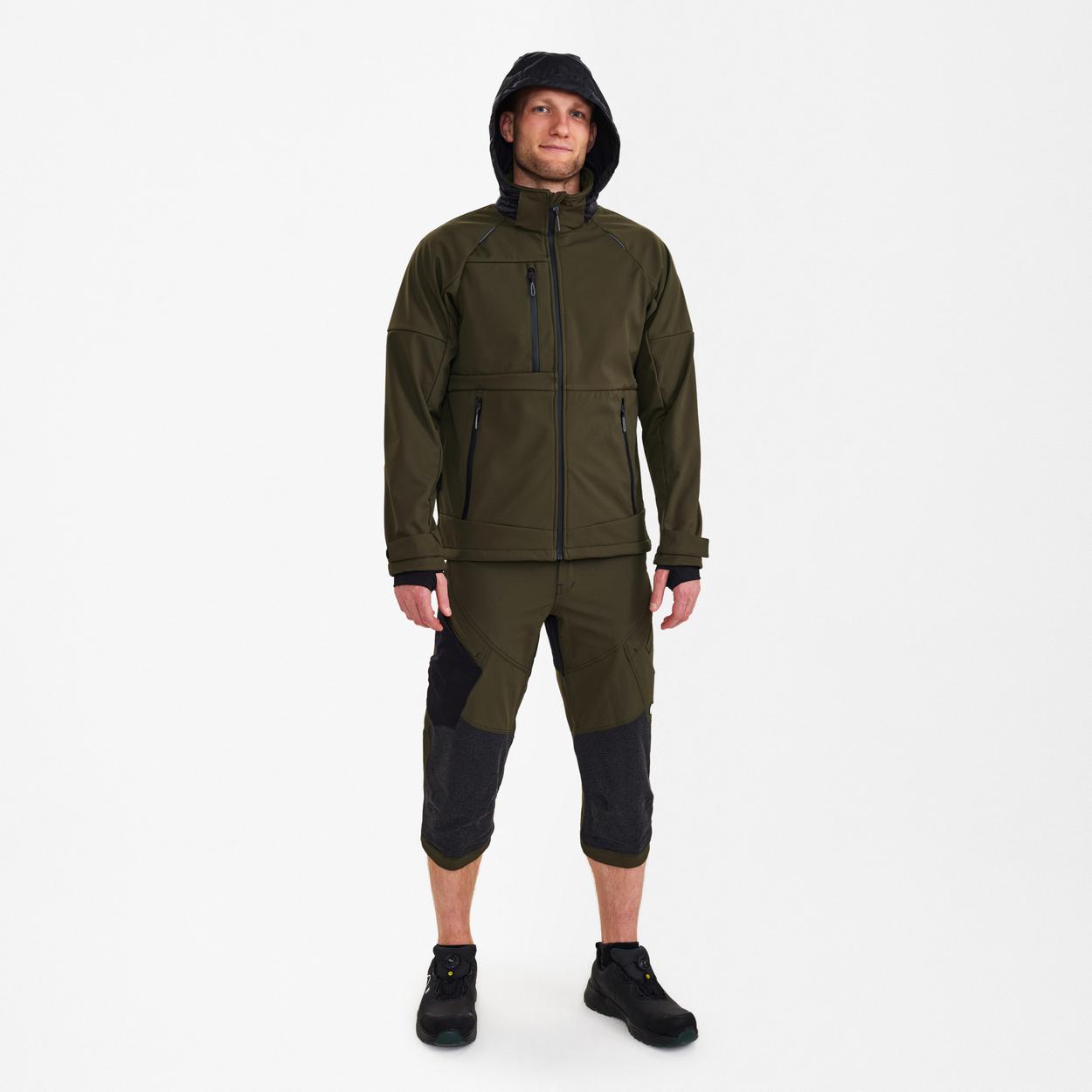 ENGEL X-treme Softshelljacke in Forest Green, Größe XS