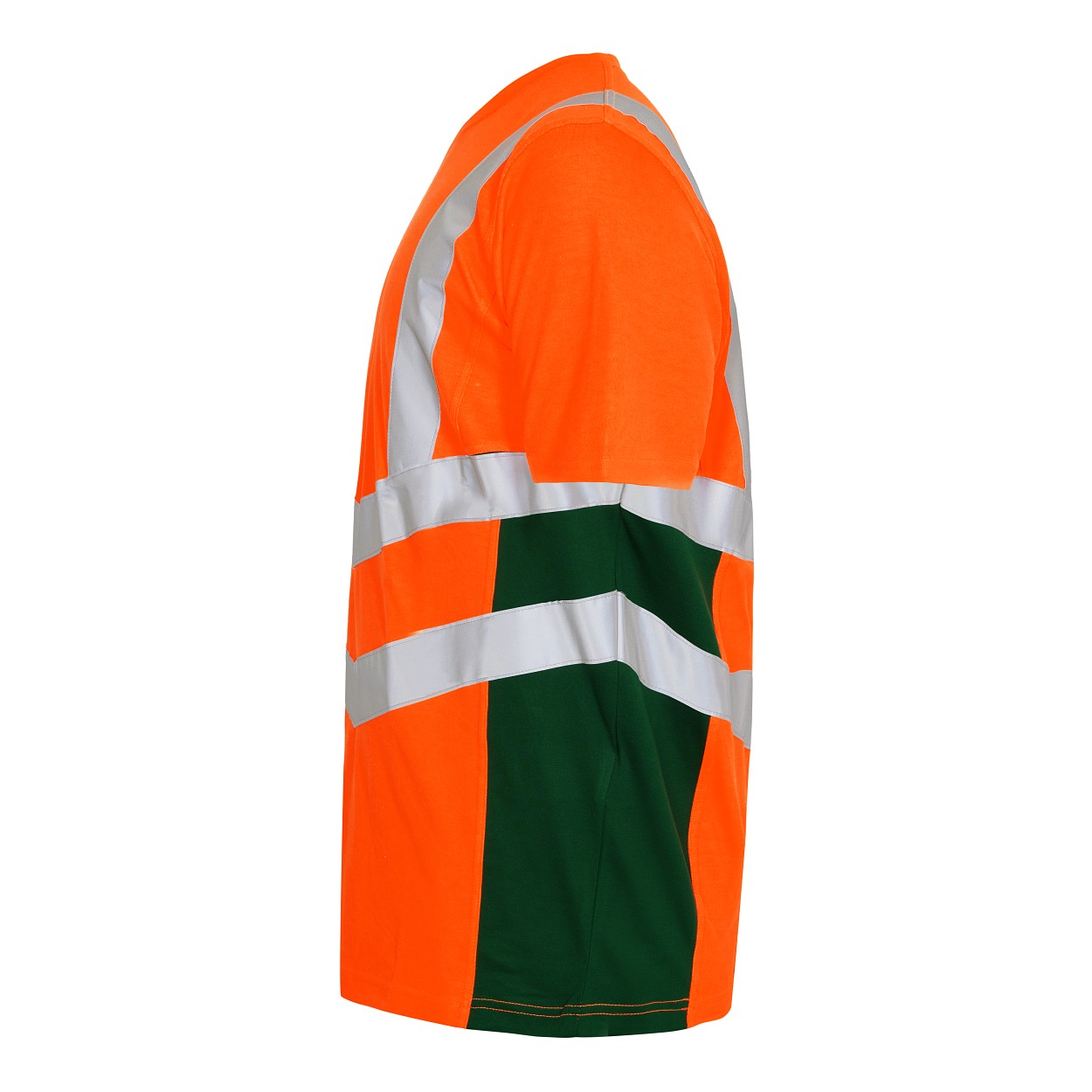 ENGEL Safety T-Shirt in Orange/Grün, Größe XS